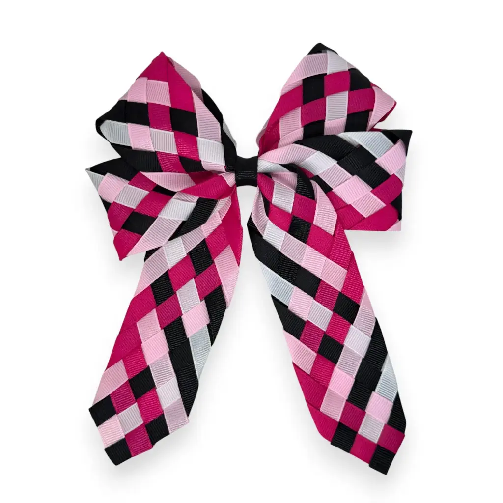 Moño trenzado Multicolor